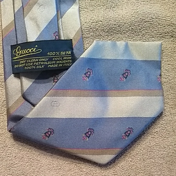 Vintage Crest blue white Gucci, Made in italy - Picture 3 of 3